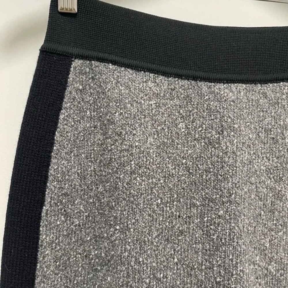 Rag & Bone Two-Tone Black and Gray Pencil Skirt